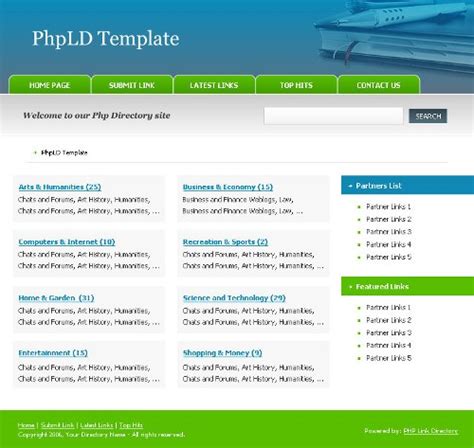 Free PHPLD Templates .